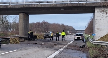 Hier kam es auf der A27 zu dem tödlichen Unfall.