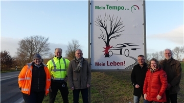 Ortstermin für die Kampagne „Mein Tempo…Mein Leben“