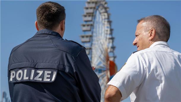 Wiesn-Countdown: Viel Bier, kein Joint - und mehr Sicherheit Hohe Polizeipräsenz gehört zum Sicherheitskonzept.