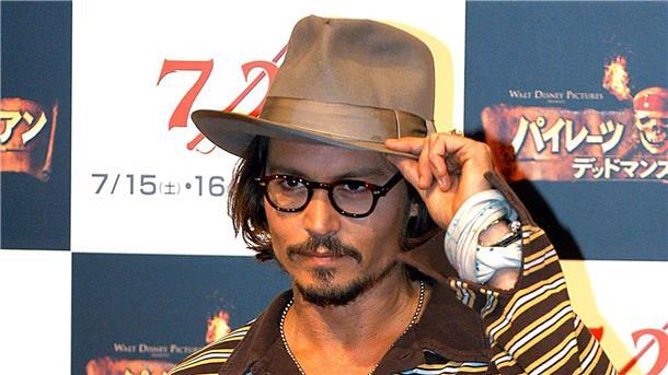 Hollywood-Schauspieler Johnny Depp 2006 in Tokio.