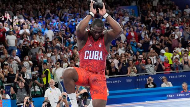 Holte zum Karriereende sein fünftes Olympia-Gold: Ringer Mijain Lopez.