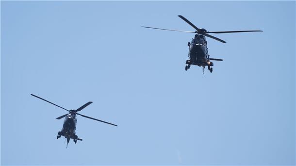 Hubschrauber-Piloten der Polizei werden in der kommenden Woche durch Deutschland fliegen. (Illustration)