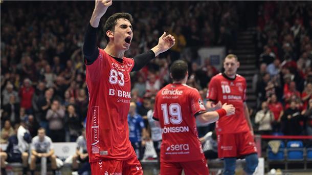 Ian Barrufet und die MT Melsungen hatten den THW Kiel zu Gast und gewannen.