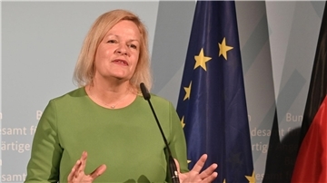 „Ich bin strikt dagegen, das individuelle Asylrecht abzuschaffen“, sagt Innenministerin Nancy Faeser.