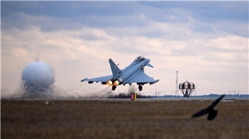 ie deutsche Luftwaffe unterstützt derzeit Nato-Mitglied Rumänien mit Eurofighter Kampfflugzeugen und einem Abwehrsystem bei einem Nato-Programm.
