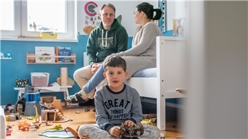 Ihren Traum von Haus und Garten erfüllten sich Jan und Julia Ahlfeld in Langen – und das, obwohl sie sich in der Großstadt sehr wohl fühlten.