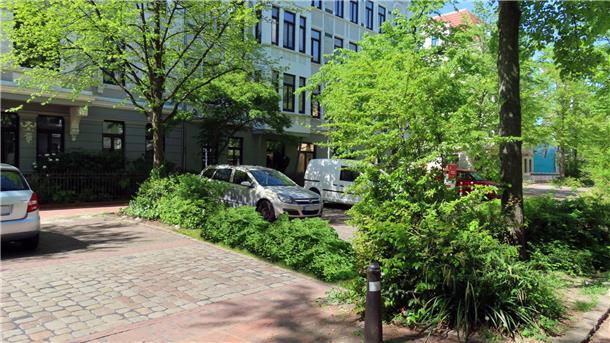 Lehe: So wollen die Anwohner die Goethestraße sperren Illustration: So stellt sich die ESG Lehe eine mögliche Sperrung der Goethestraße nördlich der Heinrichstraße vor.