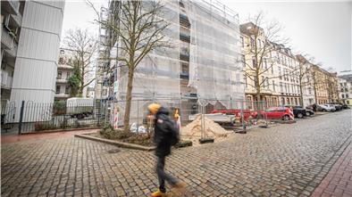 Im Frühjahr hofft die Städtische Wohnungsgesellschaft (Stäwog), die Eigentumswohnungen in der Uhlandstraße 25 in Lehe vermarkten zu können.