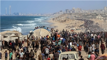 Im Gazastreifen schweigen seit Freitagmittag die Waffen. 