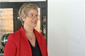 Im Golfclub "Zur Vahr" verfolgten die Wulsbütteler Landfrauen den Vortrag von der Landesvorsitrzenden Elisabeth Brunkhorst.