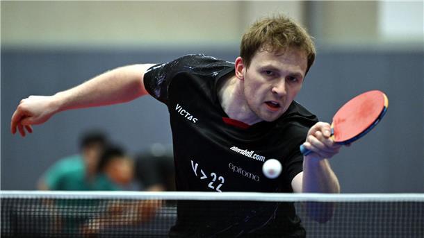 Im Grand-Smash-Halbfinale: Der deutsche Tischtennis-Profi Benedikt Duda.