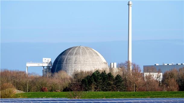 Ansicht des Kernkraftwerks Unterweser, in dem es zu einem Stromausfall kam