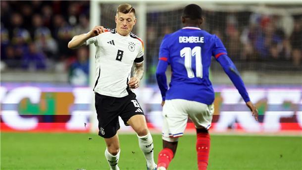 10 Mal Toni Kroos: Momente einer deutschen Fußball-Karriere Im März 2024 feierte Kroos sein Comeback - gegen Frankreich leitete er die deutsche Führung ein.