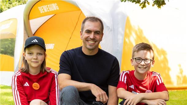 Im Philipp Lahm-Sommercamp geht es um Bewegung, Ernährung und Persönlichkeit.