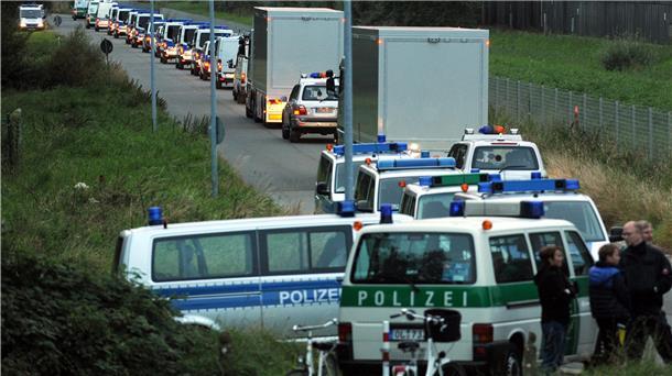Im September 2012 wurde der Atomtransport von Nordenham nach Grohnde mit Spezial-Lastwagen begleitet.