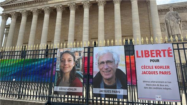 Erleichterung nach Haftentlassung von zwei Franzosen im Iran Immer wieder wurde in Frankreich die Freilassung von Kohler und Paris gefordert. (Archivbild)
