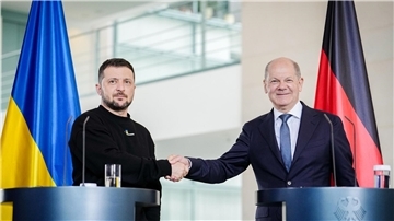 In Berlin ist ein Treffen zwischen Bundeskanzler Olaf Scholz und dem ukrainischen Präsidenten Wolodymyr Selenskyj geplant.