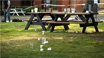 In dem Biergarten der Kleinstadt Daylesford haben fünf Menschen ihr Leben verloren.