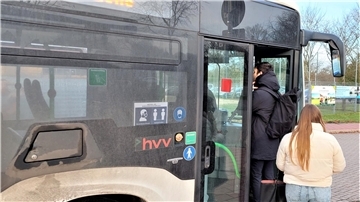 Busfahren mit Maske.