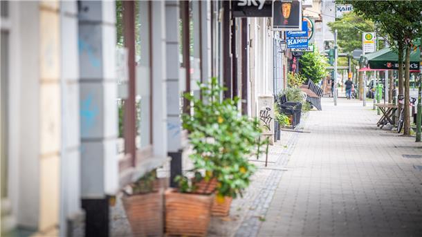 Nur wenig Kritik an der Lockdown-Verlängerung In der Bremerhavener Innenstadt bleiben Geschäfte und Restaurants auch im Januar geschlossen.