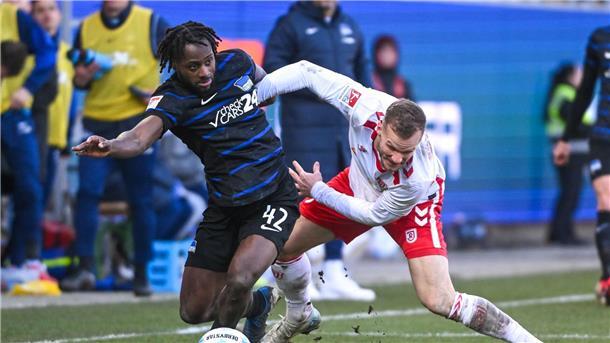 Hertha blamiert sich bei Schlusslicht Regensburg In der ersten Hälfte war Regensburg der Hertha deutlich überlegen.