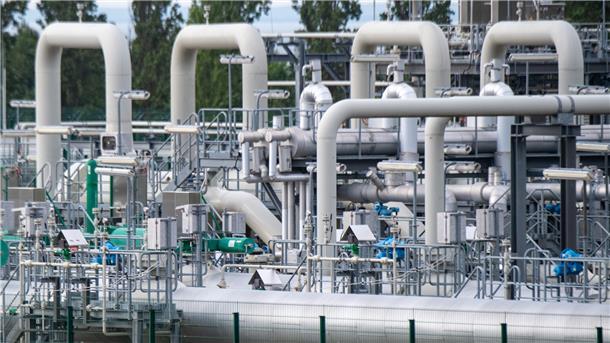 In der Gasempfangsstation der Ostseepipeline Nord Stream 1 kommt nichts mehr an.