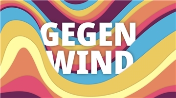 Ein bildliches Logo der Kolumne "GegenWind". 