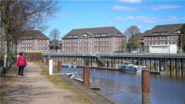 In der Marineortungsschule an der Geeste ist es durch die Coronakrise ruhig geworden.