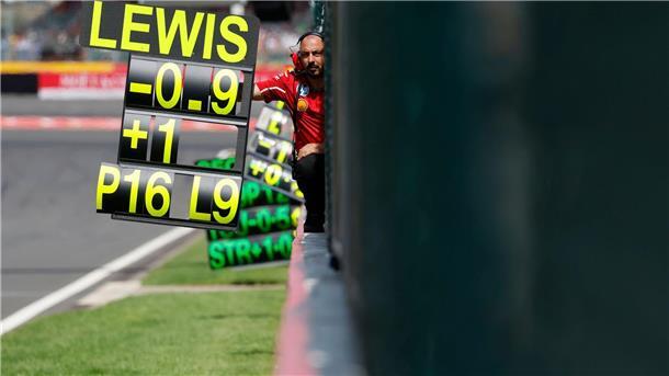 Hamilton im Ferrari unter Druck: Der Kampf gegen sich selbst In der Qualifikation in Belgien gab es nur Platz 16 für Hamilton.