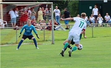 In dieser Szene vergab Yannik Wichern (11) noch seine Chance auf die Führung des FC Nordheide, aber nur wenig später brachte er die Gastgeber in Führung.