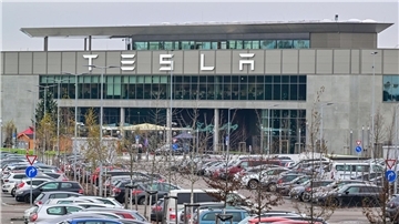 In Grünheide steht die einzige europäische Fabrik des Unternehmens von Milliardär Elon Musk.