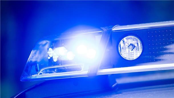 Blaulicht der Polizei. 