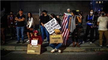 In Portland gibt es Proteste vor einer Einrichtung der Einwanderungsbehörde ICE. (Archivbild)