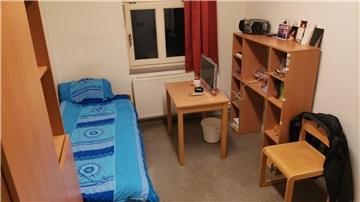 Gefängniszelle in der JVA Bremerhaven