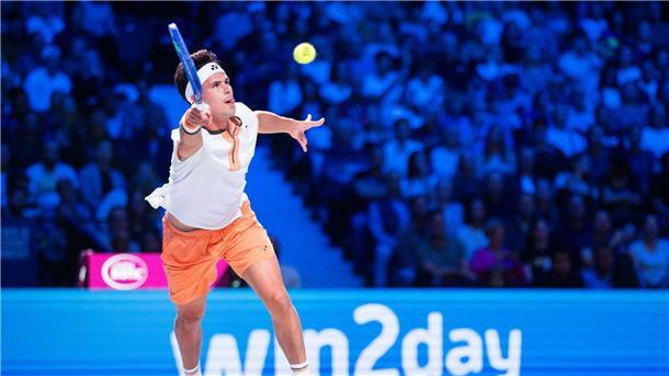 Tennis-Turnier in Wien: Altmaier ohne Chance gegen Sinner In Wien ohne Chance gegen Jannik Sinner: Daniel Altmaier.