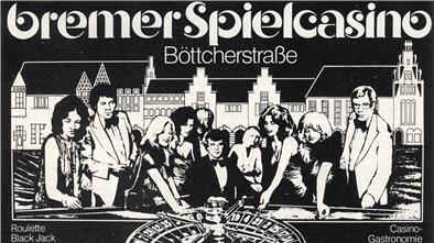 Inserate zeigen Zeitgeist: Im Party-Stil der 80er-Jahre warb das Bremer Spielcasino im Merian von 1982.