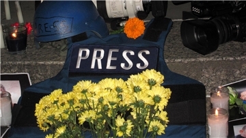 Unesco: Jeden vierten Tag ein Journalist getötet Insgesamt verzeichnet die Unesco für die Jahre 2022 und 2023 162 getötete Journalisten, Medienschaffende und Gestalter von Online-Inhalten - und damit deutlich mehr als die 117 Tötungen in den Jahren 2020 und 2021. (Archivfoto)