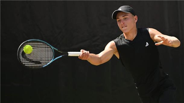 Davis-Cup-Küken Justin Engel: Mit Spaß auf Beckers Spuren Ist erstmals für das Davis-Cup-Team nominiert: der 17-jährige Justin Engel. (Archivbild)