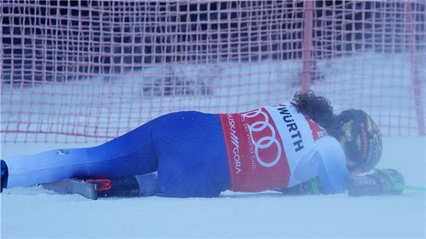 Ist im ersten Lauf gestürzt: Favoritin Federica Brignone.