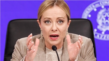 Meloni-Reform nimmt im Parlament letzte Hürde Italiens rechte Ministerpräsidentin Giorgia Meloni treibt den Umbau der Justiz voran. (Archivbild)