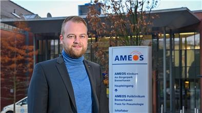 Jan-Henning Stoffers ist seit Oktober Krankenhausdirektor der Ameos-Kliniken in Bremerhaven und Geestland.