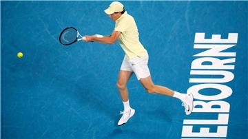Jannik Sinner hat in seinem Viertelfinale der Australian Open keine Problem