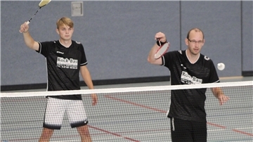 Jaret Renken und Marco Wellbrock hatten das Nachsehen im Doppel.
