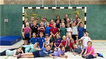 Jede Menge Spaß hatten die jungen Nachwuchs-Handballerinnen und -Handballer bei der Schnupperwoche des TSV Bremervörde.