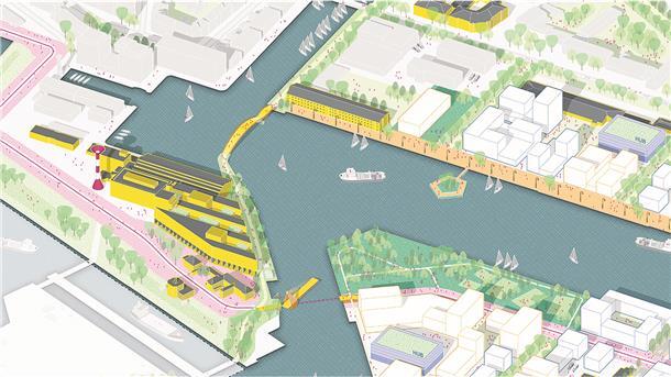 CDU streitet sich über Werftquartier Jedes Dock ein anderes Thema: Ein Innovationsdock kann sich De zwarte Hond aus Köln für das Bremerhavener Werftquartier vorstellen.