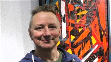 Jens Brückmann zeigt seine abstrakte Malerei noch bis zum 7. März in der Galerie 78 in Geestemünde.