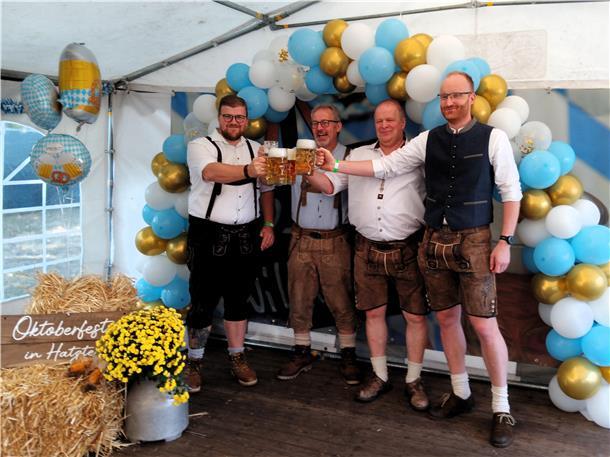 Joachim Eckhof und das Organisationsteam: Mathias Dreyer, Marc Eckhof und Erwin Bammann.