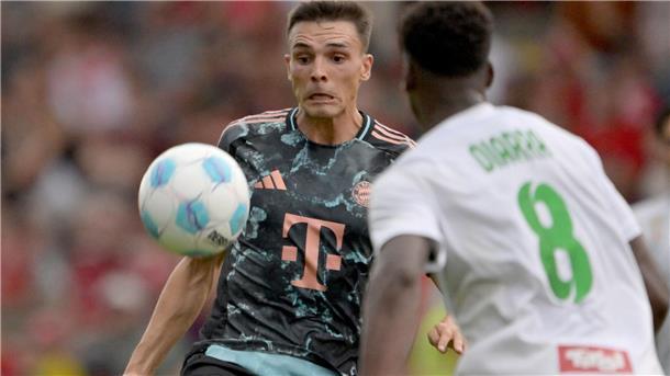 Joao Palhinha ist für den FC Bayern in der zweiten Häfte erfolgreich.