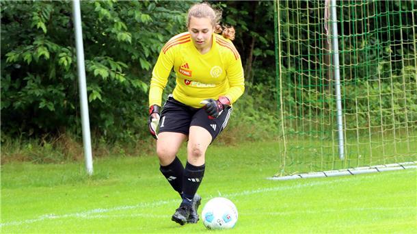 Jona Sophie Hellmers ist der große Rückhalt bei der SG Anderlingen/Byhusen. Am Sonntag könnte auf die Keeperin viel Arbeit warten gegen einen starken Aufsteiger.