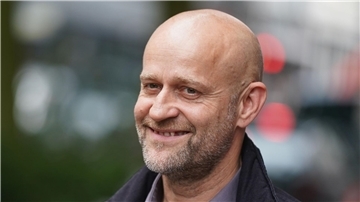 Jürgen Vogel dreht momentan in Hamburg.